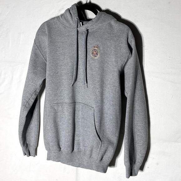 Vintage Gildan Light Grey EPS Edmonton Police Services Hoodie S - Picture 13 of 13